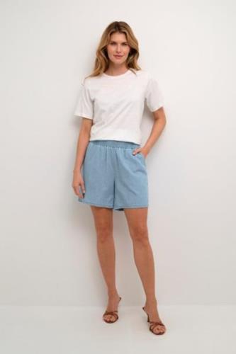 Culture Cuaurelia Shorts Kvinde Light Blue Wash Casual Shorts Str L - ...