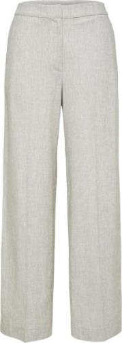 Selected Femme Slftaniaeliana HW Wide Pant Kvinde Nomad/melange Hørbuk...