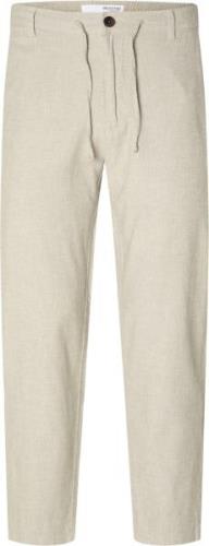 Selected Homme Slh172slimtape Brody Linen Pant NO Mand Vetiver/mixed W...