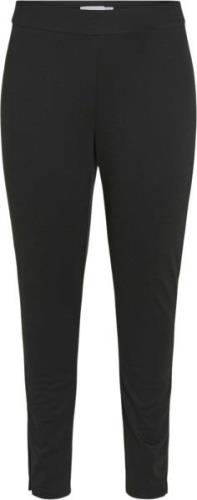 Vila Visofie HW Zipper Ankle Leggin/cur Kvinde Black Leggings Str 46 -...