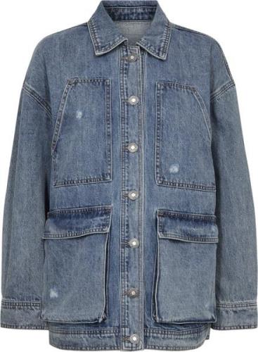 Sofie Schnoor Jacket Str 40 - Light Denim Blue Overgangsjakker Denim h...