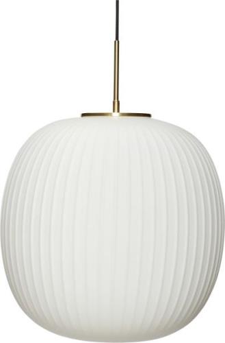 Hübsch Serene Ceiling Lamp White Str Ø 32cm - Pendler hos Magasin