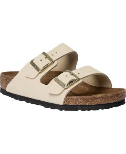 Birkenstock Arizona Lenb Ecru Kvinde Beige Flade Sandaler Str 40 - hos...