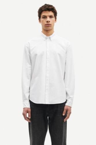 Samsøe Samsøe Saliam BX Shirt 15095 Mand White Langærmede Skjorter Str...