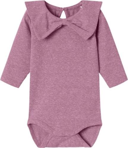 Name It Nbfrossia LS Body Str 68 - Mauve Orchid Langærmede Bodies hos ...