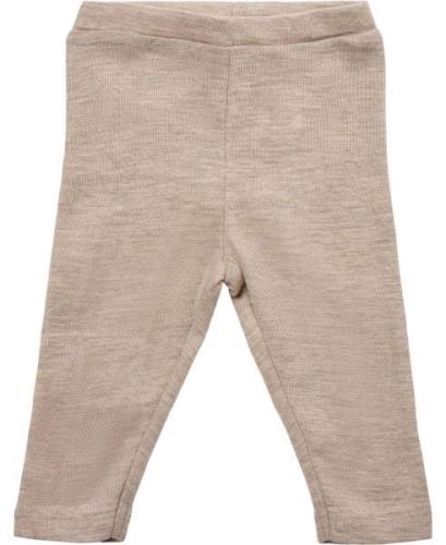 Magasin Woola 2 Leggings RWS Merino Wool Str 92 Merino Khaki Melange L...