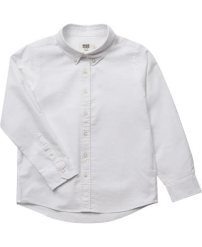 Magasin Teis Oxford Shirt Gots Str 4 Bright White Skjorter Bomuld