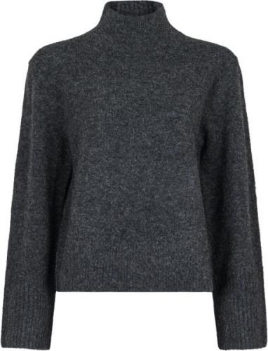 Neo Noir Kiara Knit Blouse Kvinde Grå Sweaters Str 40 - hos Magasin