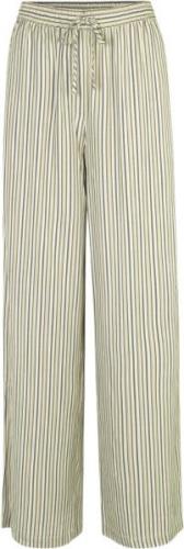 Modström Hissamd Print Pants Kvinde Soft Stripe Bukser Med Lige Ben St...