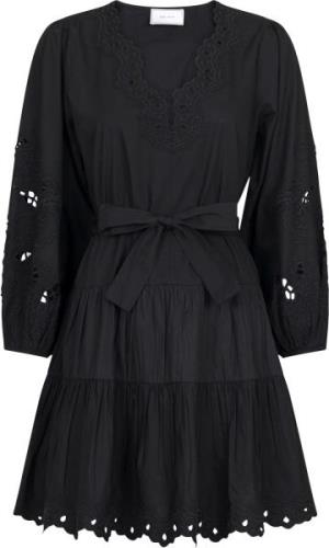 Neo Noir Esta C Poplin Dress Kvinde Sort Korte Kjoler Str 40 - hos Mag...