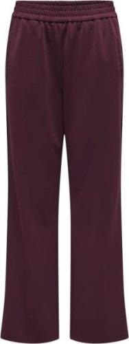 ONLY Onlwarm UP X Track Pant PNT Kvinde Burgundy/w. Soft Chambray Tape...