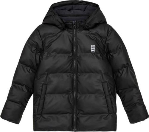 LEGO kidswear/LEGO børnetøj Lwjad 702 Jacket Str 128 cm - Sort Vinterj...