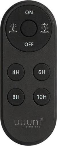 Uyuni Remote Control, Oval, Black Black - Led Stearinlys hos Magasin