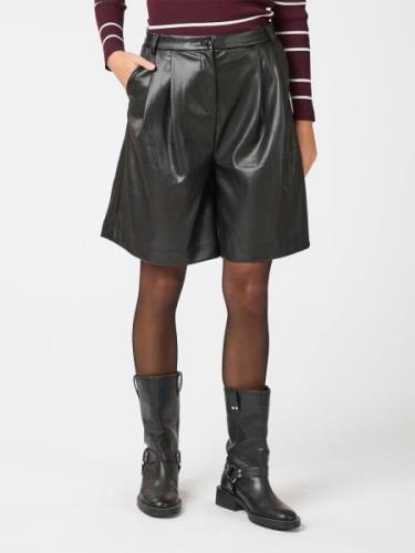 Neo Noir Nika Bermuda PU Shorts Kvinde Black Bermudashorts Str 40 - ho...