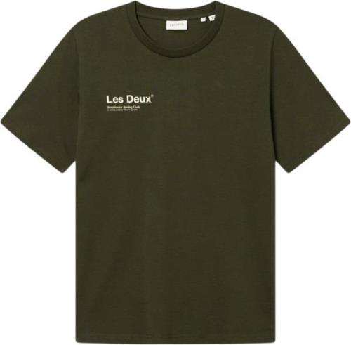 Les Deux Brody Tshirt 2. 0 Mand Army Kortærmede T-shirts Regular Fit S...