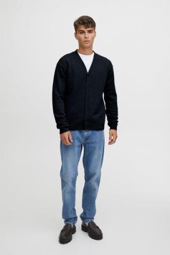 Casual Friday Cfkarl Lambswool Cardigan Mand Anthracite Black Cardigan...