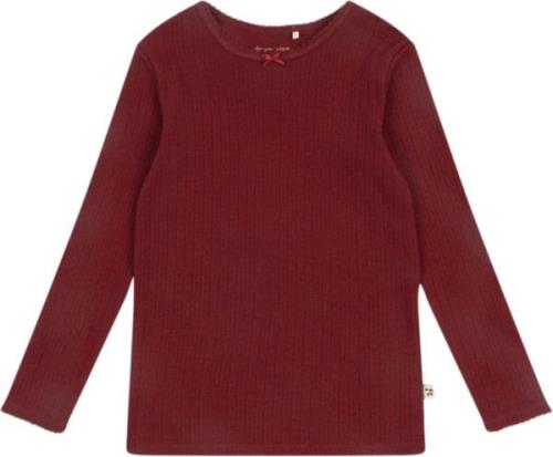 Konges Sløjd Minnie Blouse Gots Str 18M - Red Dahlia Bluser Bomuld hos...