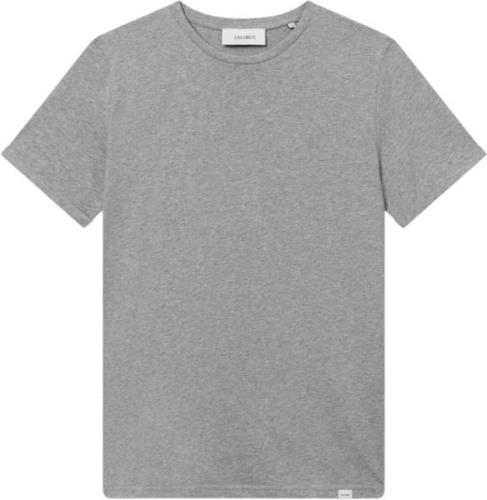 Les Deux Nørregaard Tshirt Tonal Mand Gråmeleret Kortærmede T-shirts S...