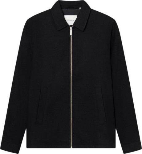 Les Deux Como Coach Wool Jacket Mand Sort Overgangsjakker Regular Fit ...