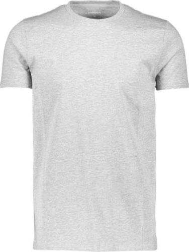 Lindbergh Mens Stretch Crew Neck tee S/S Mand Grå Kortærmede T-shirts ...