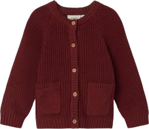 Lil' Atelier Nmfemlen LIS LS Knit Card LIL Str 92 - Spiced Apple Cardi...