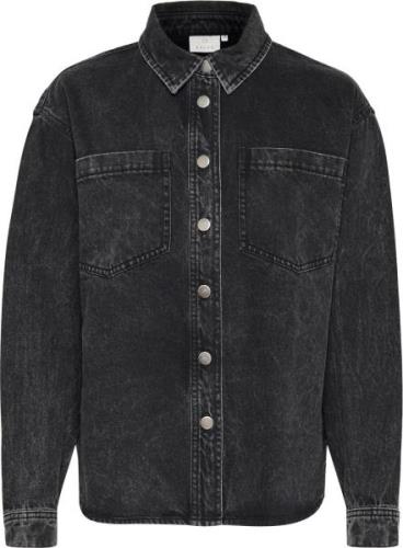 Kaffe Kaemma Denim Shirt Kvinde Medium Grey Denim Skjorter Str 40 Deni...