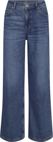 Mos Mosh Mmdara Hera Jeans Kvinde Blue Wide Jeans Str 28/Long - hos Ma...