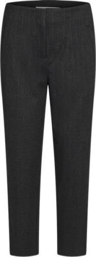 Rue de Femme ¤ Olana Pants RdF ¤ Kvinde Black Bukser Med Lige Ben Str ...