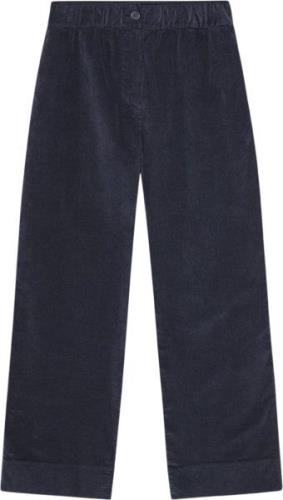 Moshi Moshi Mind new Celeste Pants Kvinde Dark Navy Bukser Med Lige Be...