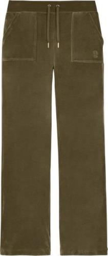 Juicy Couture DEL RAY Gold HW Kvinde Dark Olive Sweatpants Str L - hos...