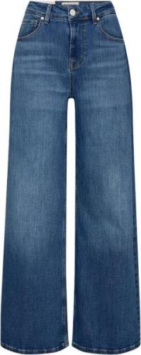 Tomorrow Trwkersee Jeans Wash Prato Kvinde Denim Blue Wide Jeans Str 3...