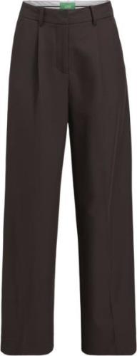 JJXX Jxellis Wide HW Pant TLR Noos Kvinde Seal Brown Bukser Med Lige B...