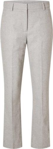 Selected Femme Slfvivie MW Wool Straight Pant Kvinde Sandshell/herring...