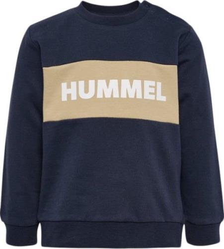 Hummel Hmlhassan Sweatshirt Str 4 år / 104 cm - Blå Sweatshirts hos Ma...