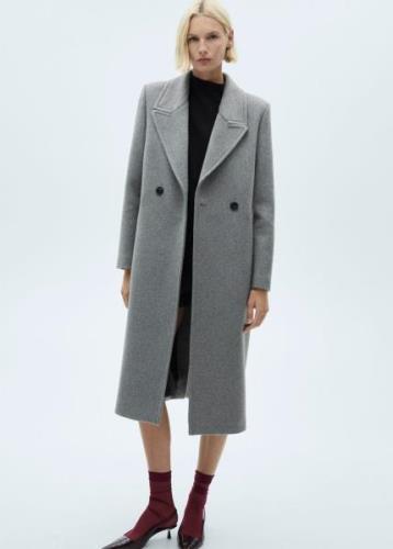 MANGO Coat. - EYE Kvinde 92 Overgangsjakker Plus Size Str XXS - hos Ma...