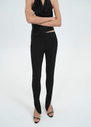 MANGO Leggings. - Romine Kvinde Black Bukser Str S - hos Magasin