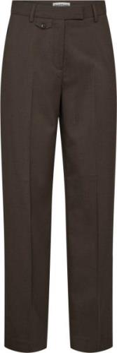 Bruun & Stengade BS Vespera Pants Kvinde Brown Bukser Med Lige Ben Str...