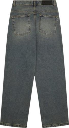 Woodbird Wbkathy Age Jeans Kvinde Washed Blue Wide Jeans Str 28 / 33 -...