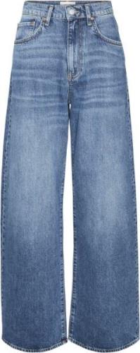 Vero Moda Vmelina SHR Wide Denim Jeans Ba3284 Kvinde Medium Blue Denim...