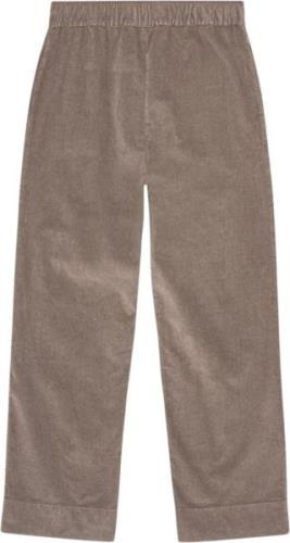 Moshi Moshi Mind new Celeste Pants Kvinde Dark Taupe Bukser Med Lige B...