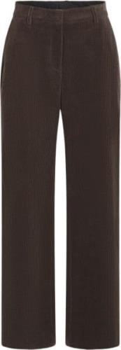 Heartmade Noma Pants HM Kvinde Chocolate Brown Bukser Med Lige Ben Str...