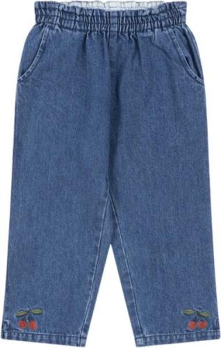 Konges Sløjd Magot Frill Pants Gots Str 12M - S15018 Jeans Bomuld hos ...