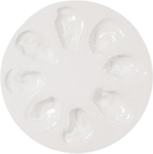 BYON Serving Plate Oyster White Str ø27x2cm - Serveringsfade hos Magas...