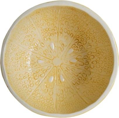 BYON Bowl Lemon S Yellow Str ø13x6cm - Serveringsfade hos Magasin