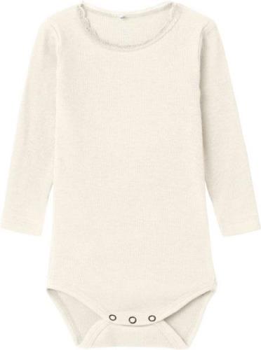 Name It Nbfkab LS Body Noos Str 92 - Summer Sand Langærmede Bodies hos...