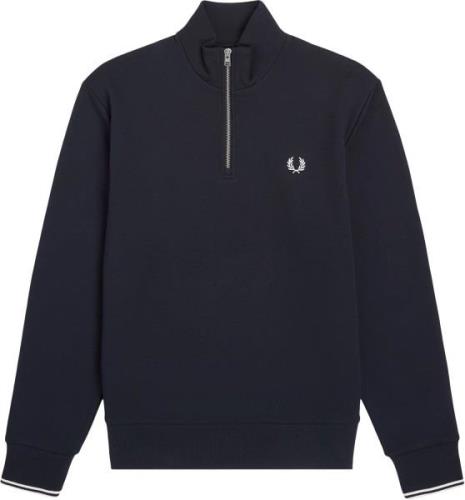 Fred Perry M3574 Mand Navy Turtlenecks Str L - Bomuld hos Magasin