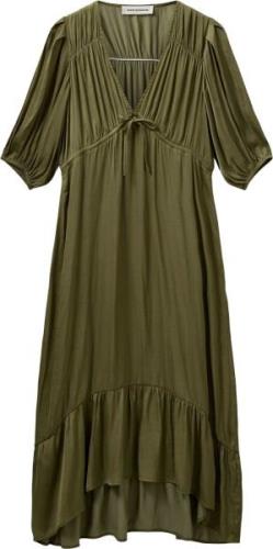 Sofie Schnoor Long Dress Kvinde Olive Leaf Maxi Kjoler Str 34 - hos Ma...