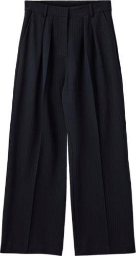 Sofie Schnoor Trousers Kvinde Navy Bukser Med Brede Ben Str 34 - hos M...