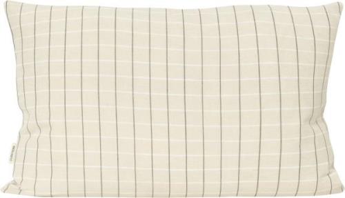 Studio Feder Maddie Pude Winter White Check Str 40 X 60 CM - Sengetøj ...