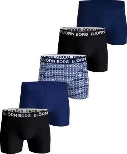 Björn Borg Cotton etch Boxer 5p L - Boxershorts hos Magasin